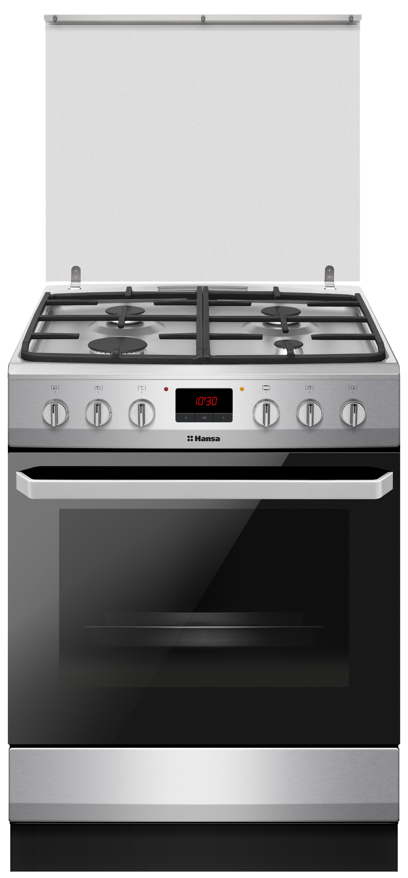 Freestanding cooker with gas hob