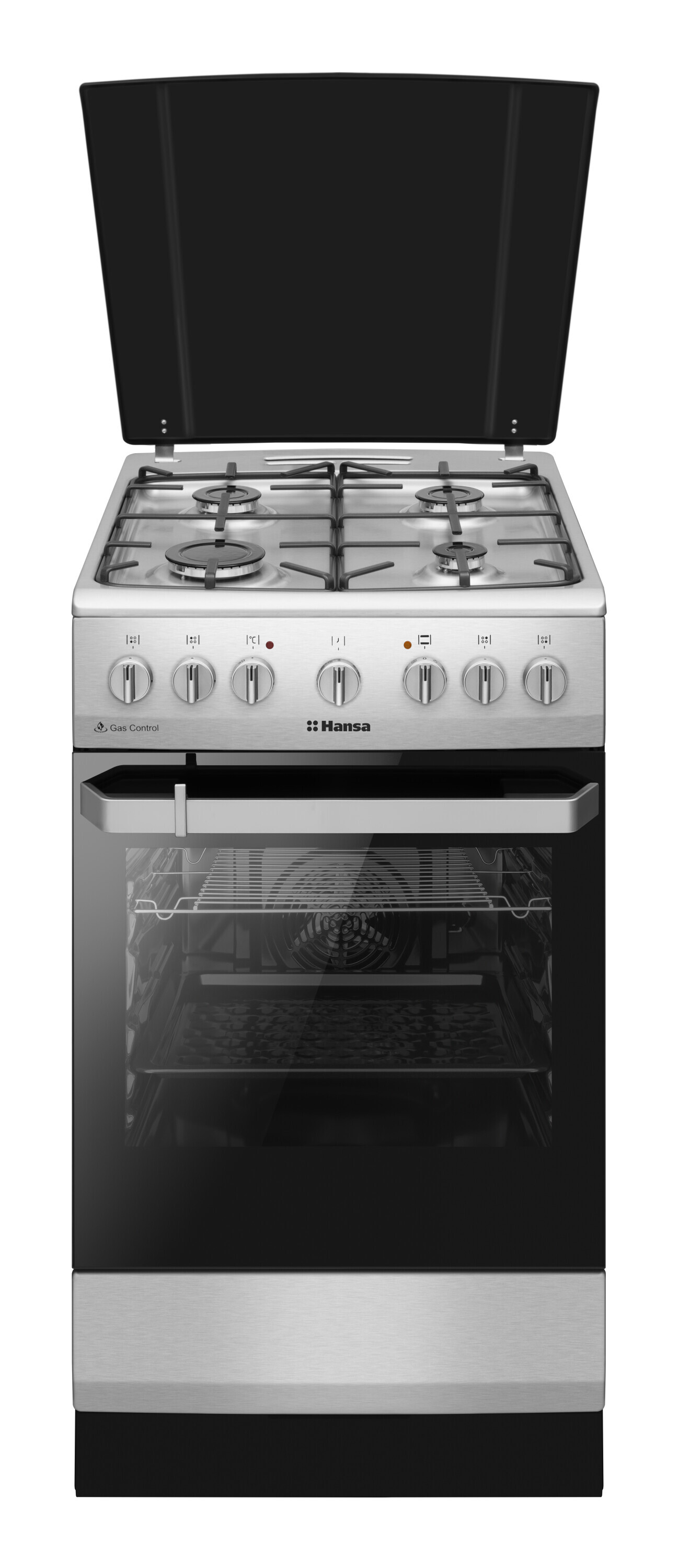 Freestanding cooker with gas hob