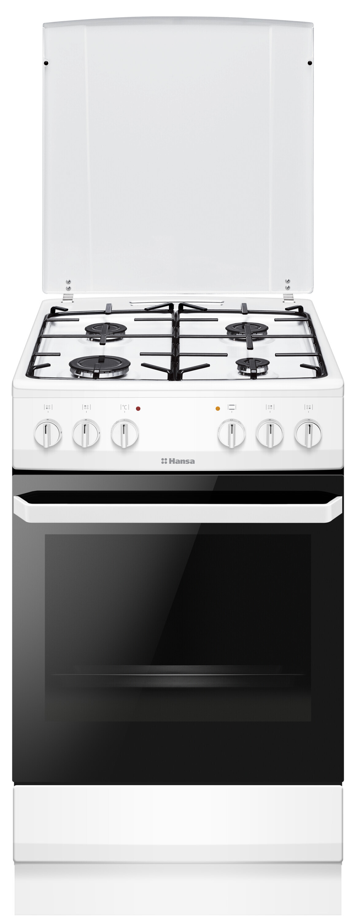 Freestanding cooker with gas hob