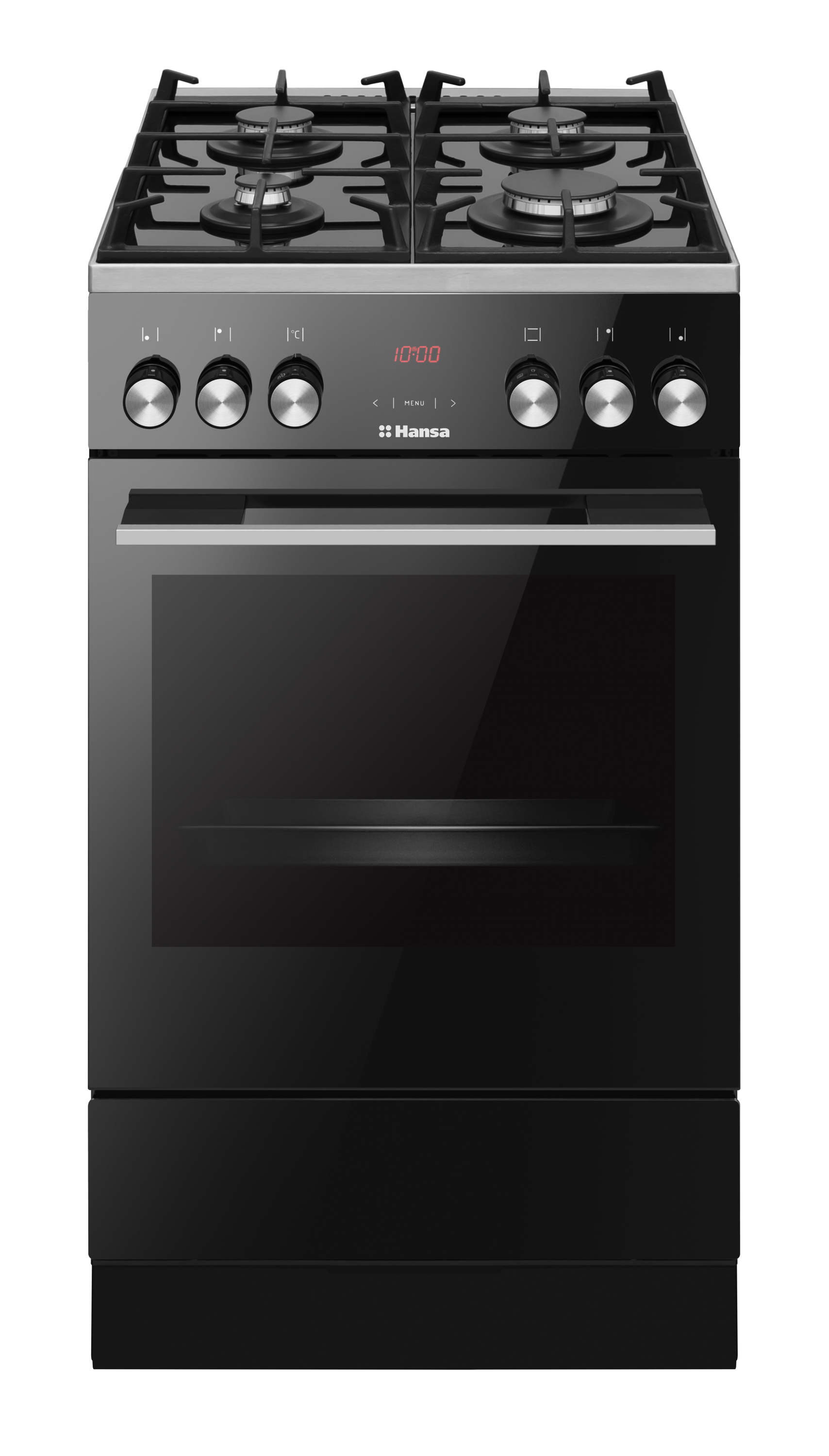 Freestanding cooker with gas hob